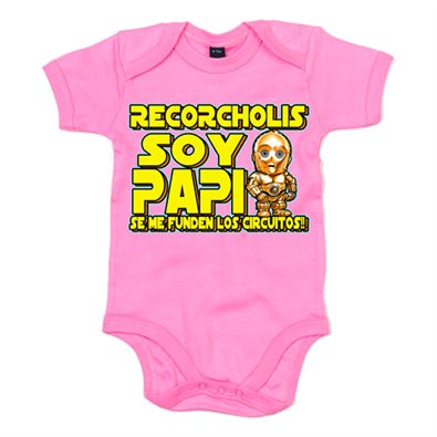 Body bebé Star Wars C-3PO recorcholis soy papi se me funden los circuitos