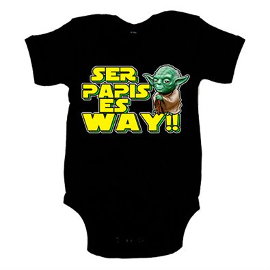 Body bebé Star Wars ser papis es way Yoda