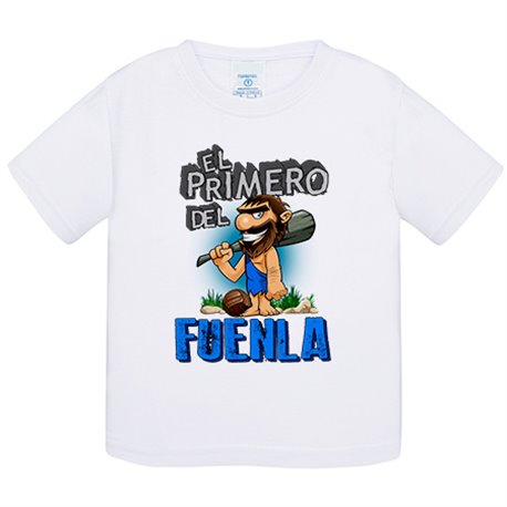 Camiseta bebé frase el primero del Fuenlabrada para hincha de su equipo de fútbol