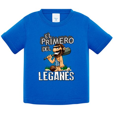 Camiseta bebé frase el primero del Leganés para hincha de su equipo de fútbol