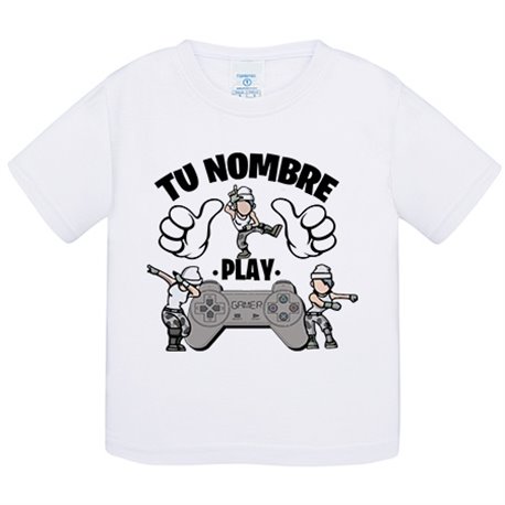 Camiseta bebé frase este gamer vicia parodia pose Dab Floss personalizable con nombre ejemplo