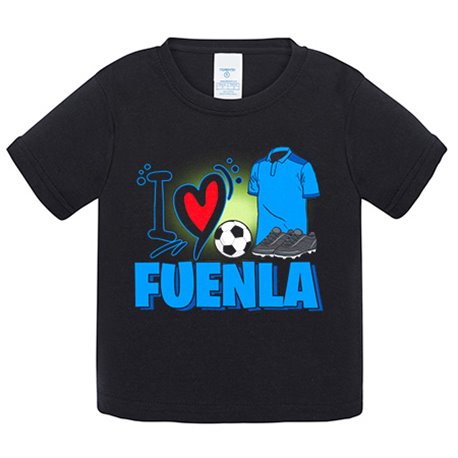 Camiseta bebé para enamorado de su equipo de fútbol de Fuenla