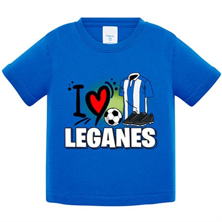 Camiseta bebé para enamorado de su equipo de fútbol de Leganés