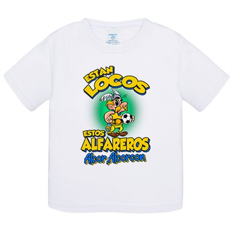 Camiseta bebé parodia de Asteris para aficionados al fútbol de Alcorcón