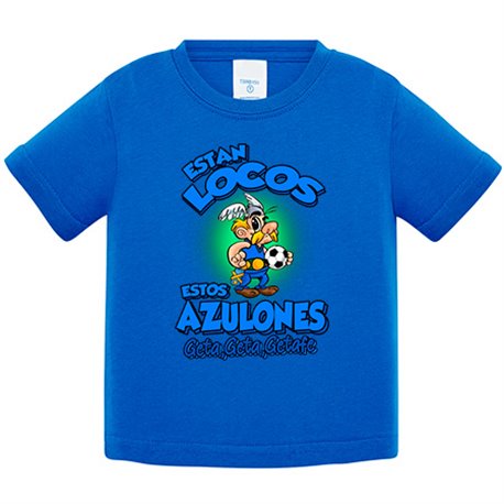 Camiseta bebé parodia de Asteris para aficionados al fútbol de Getafe