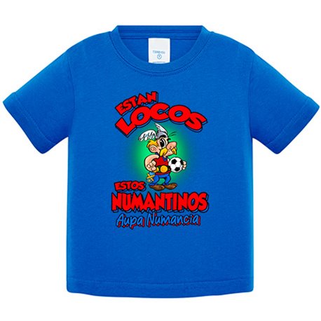 Camiseta bebé parodia de Asteris para aficionados al fútbol de numancia