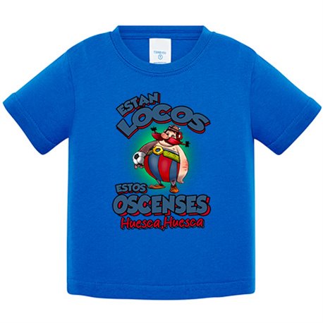 Camiseta bebé parodia de Obelis para aficionados al fútbol de Huesca