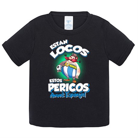Camiseta bebé parodia de Obelis para pericos aficionados al fútbol