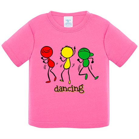 Camiseta bebé Dancing bailando