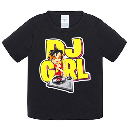 Camiseta bebé DJ Girl