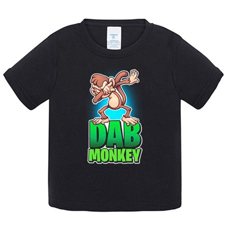 Camiseta bebé Hip Hop Dab Monkey