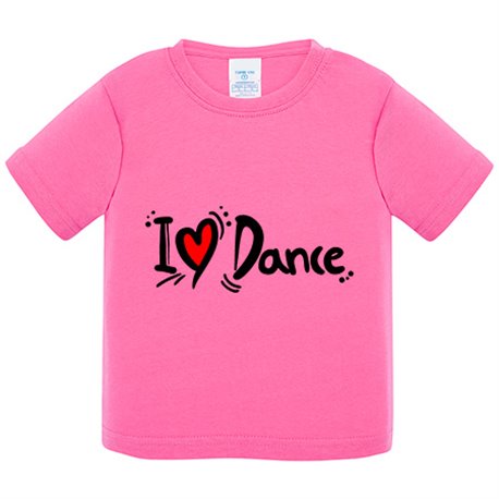 Camiseta bebé I Love Dance