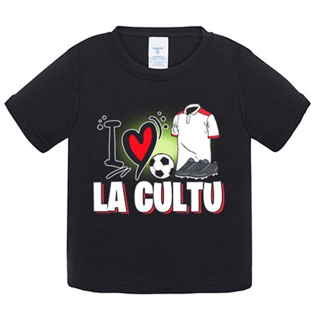 Camiseta bebé para enamorado de su equipo de fútbol de la Cultu