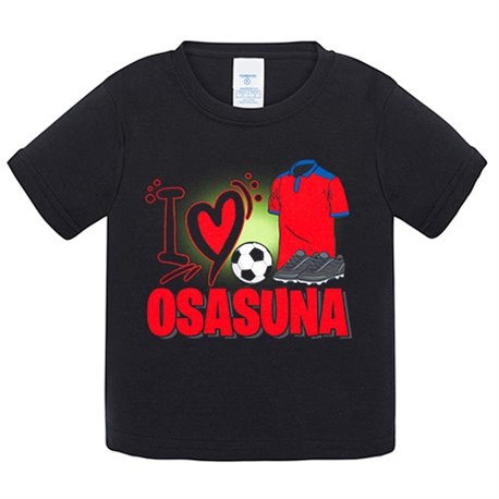 Camiseta bebé para enamorado de su equipo de fútbol de Osasuna