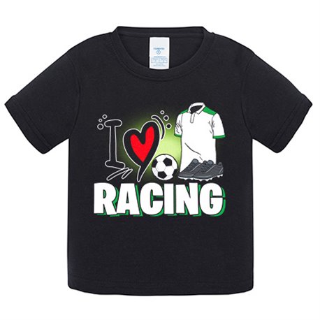 Camiseta bebé para enamorado de su equipo de fútbol del Racing