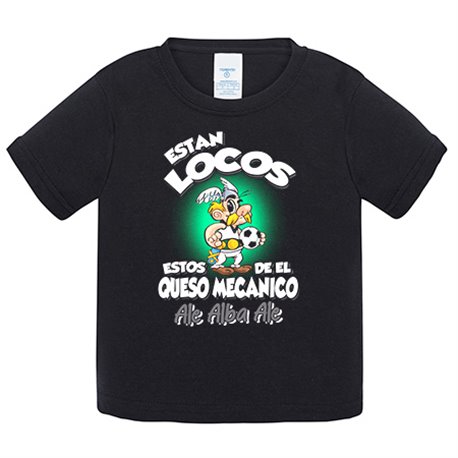 Camiseta bebé parodia de Asteris para aficionados al fútbol de Albacete
