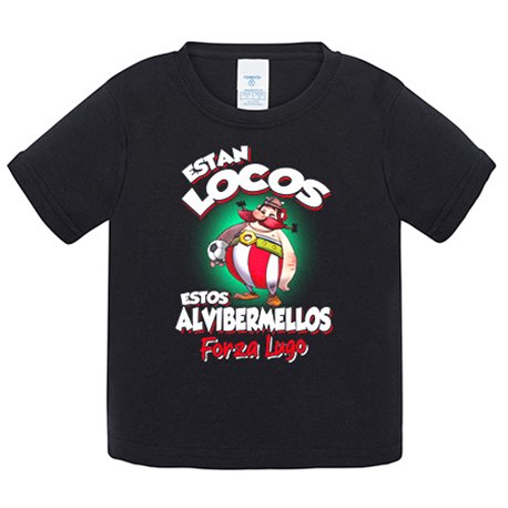 Camiseta bebé parodia de Obelis para aficionados al fútbol de Lugo