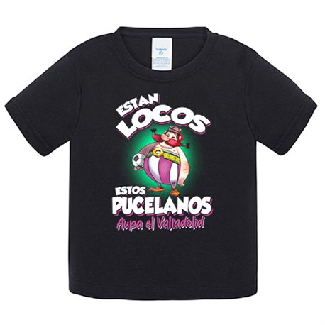 Camiseta bebé parodia de Obelis para aficionados al fútbol de Valladolid