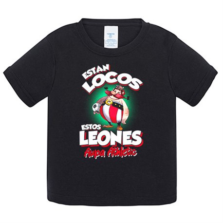 Camiseta bebé parodia de Obelis para aficionados al fútbol del Athletic