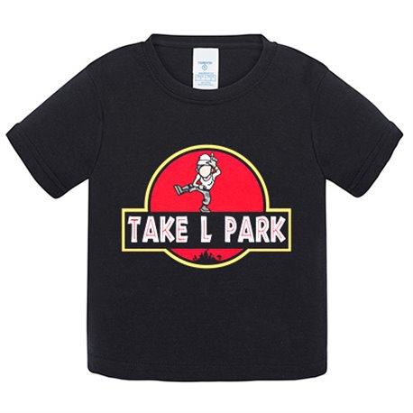 Camiseta bebé parodia para gamer pose baile Take L park