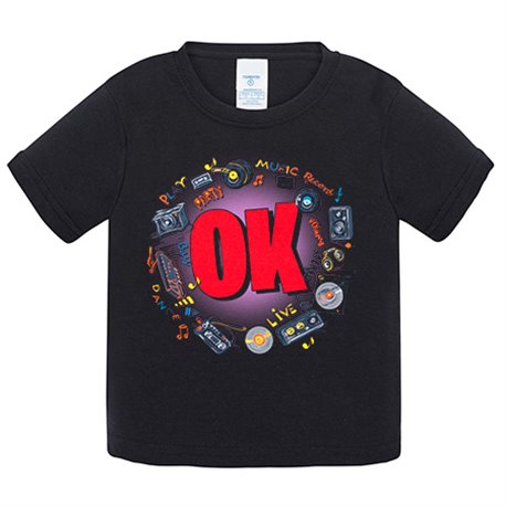Camiseta bebé Play Music