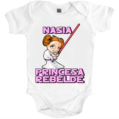 Body bebé Star Wars nacida para ser la princesa Leia