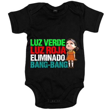 Body bebé parodia de la muñeca del calamar luz verde luz roja eliminado