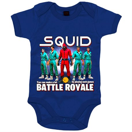 Body bebé parodia del calamar frase puedes hacer mucho dinero jugando a un battle royale