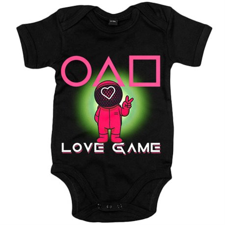 Body bebé parodia para fan del calamar frase love game
