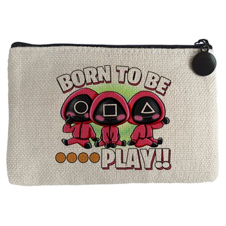 Monedero parodia del juego del calamar born to be
