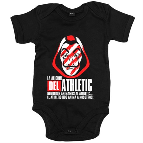 Body bebé para futbolero aficionado del athletic