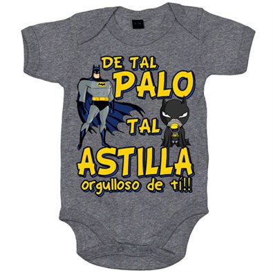 Body bebé Batman de tal palo tal astilla orgulloso de ti