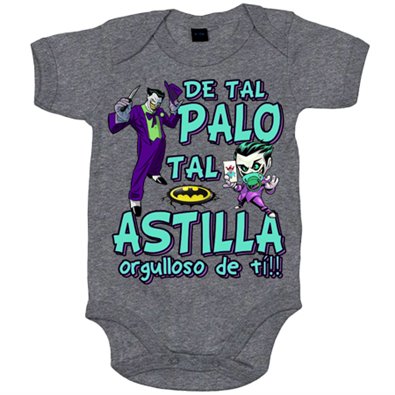 Body bebé Batman Joker de tal palo tal astilla orgulloso de ti
