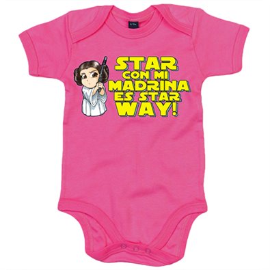 Body bebé parodia princesa de las galaxias estar con mi madrina es star way