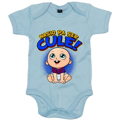 Body bebé nacido para ser Culé para aficionado al fútbol de Barcelona