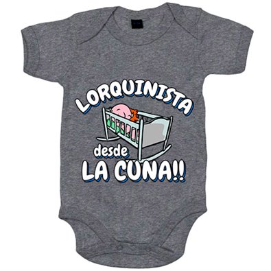 Body bebé Lorquinista desde la cuna Lorca fútbol