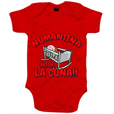 Body bebé Numantina desde la cuna Numancia fútbol