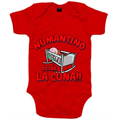 Body bebé Numantino desde la cuna Numancia fútbol