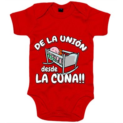 Body bebé De la Unión Almería desde la cuna fútbol