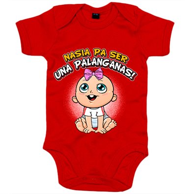 Body bebé nacida para ser una Palanganas para aficionada al fútbol de Sevilla