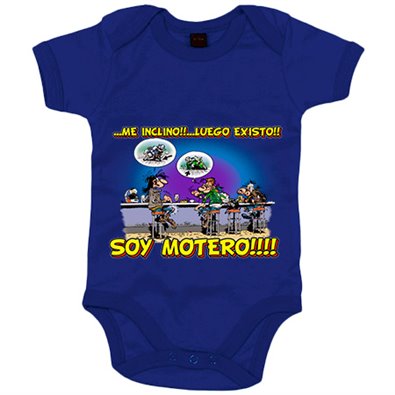 Body bebé me inclino luego existo soy motero