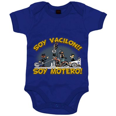 Body bebé Soy vacilón soy motero