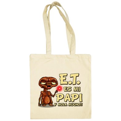 Bolsa de tela E.T. este es mi papi y mola mucho ET El Extraterrestre