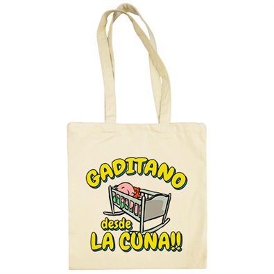 Bolsa de tela Gaditano desde la cuna para aficionado al fútbol