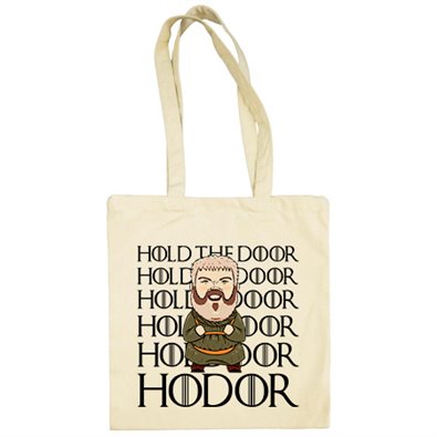 Bolsa de tela Game Of Thrones Hodor frase Hold The Door
