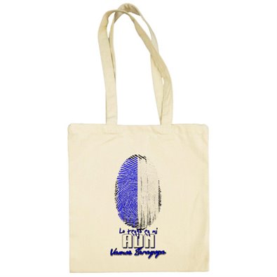 Bolsa de tela lo tengo en mi ADN futbolero de del Zaragoza para aficionado al fútbol
