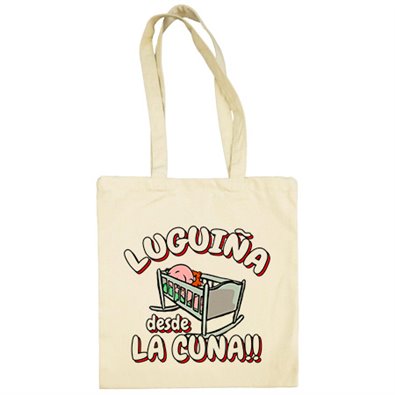 Bolsa de tela Luguiña desde la cuna para aficionado al fútbol