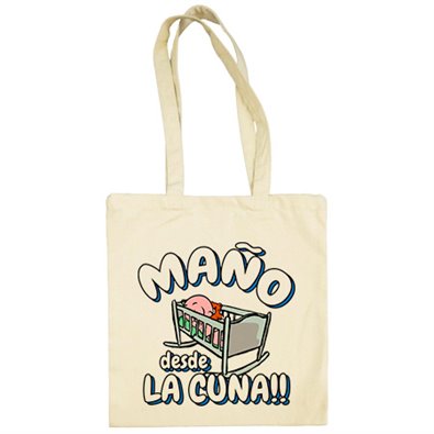 Bolsa de tela Maño desde la cuna para aficionado al fútbol