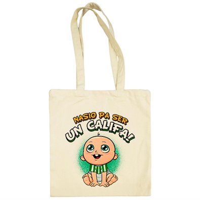 Bolsa de tela nacido para ser Califa para aficionado al fútbol de Córdoba