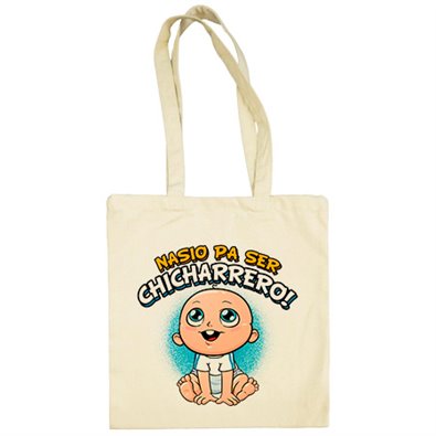 Bolsa de tela nacido para ser Chicharrero para aficionado al fútbol de Tenerife